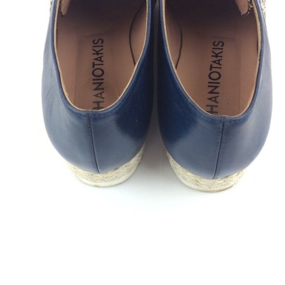 Women's Chaniotakis Tapestry Platform Oxford Espadrille Sneakers Size 7 - Picture 8 of 8